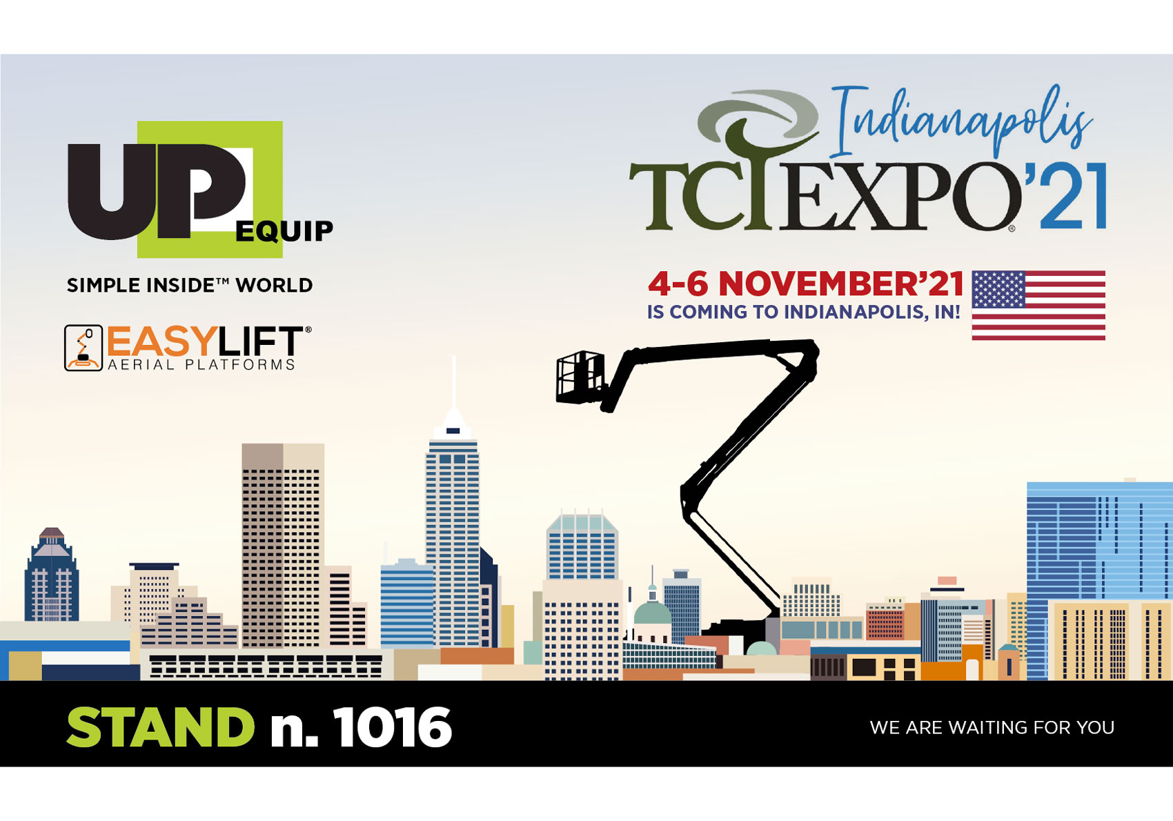 Un’altra fiera in America per i ragni Easy Lift