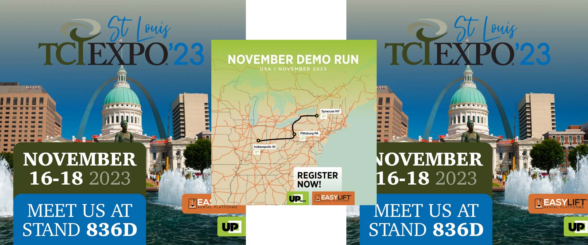 Demo Run e TCI EXPO con Up Equip!