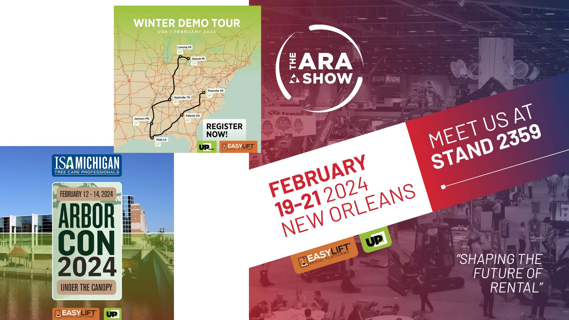 Up Equip presente all’ArborCon e all’ARA SHOW